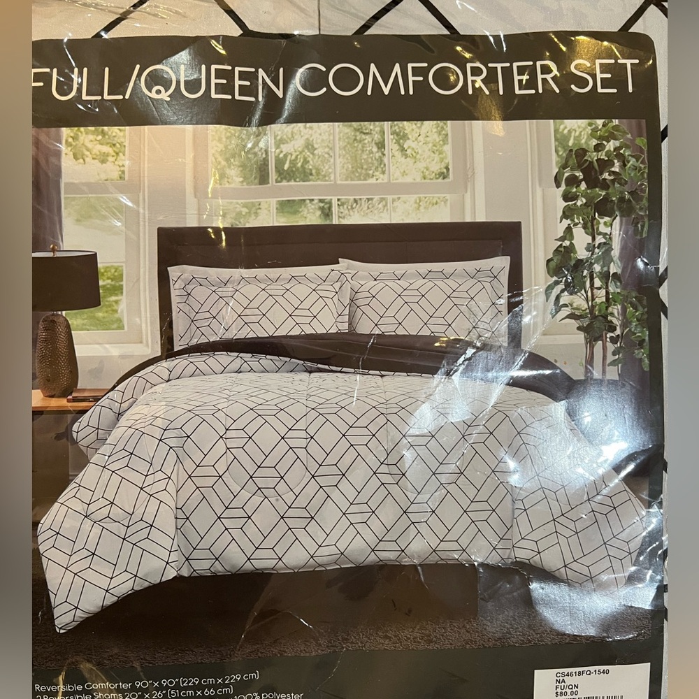 Full/Queen comforter set - Picture 3 of 4